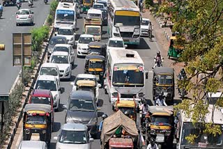 Bhai Dooj, traffic jam in Jaipur