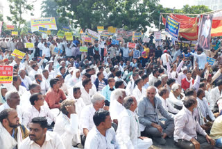 Silent protest against Rajasthan government