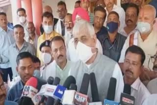 Health Minister reached Khairagarh