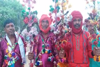 Raut dance of Yadav society in Chhattisgarh, beginning of Matar