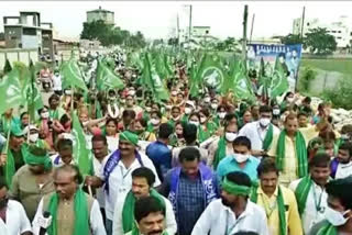 amaravati rythu maha padayatra 7th day starts