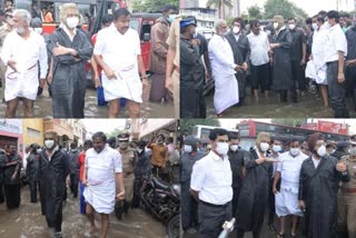 ஸ்டாலின், stalin, CHENNAI RAINS, CHENNAI FLOOD, CM Inspecting Flood Affected Places