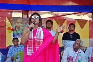 Actress Prastuti Parashar visited at Manikpur