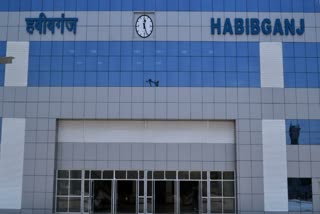 Inside Photos of Habibganj Railway Station