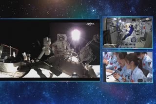 china astronauts space walk
