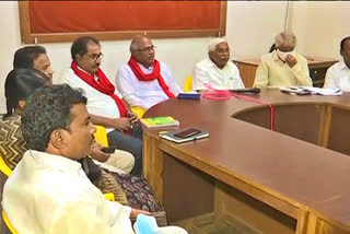 Meeting of all party leaders at Baghlingampally