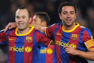 xavi hernandez  Andres Iniesta  Barcelona  ബാഴ്‌സലോണ  സാവി ഹെർണാണ്ടസ്  ആന്ദ്രേസ് ഇനിയസ്റ്റ