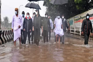 Chennai floods: CM Stain visits flood affected areas