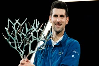 Pete Sampras  Daniil Medvedev  Novak Djokovic  Paris Masters title  Djokovic captures Paris Masters title  പാരീസ് മാസ്റ്റേഴ്‌സ് കിരീടം ജോക്കോവിച്ചിന്  നൊവാക് ജോക്കോവിച്ച്  ഡാനിൽ മെദ്‌വദേവ്  ജോക്കോവിച്ച് മെദ്‌വദേവിനെ തോല്‍പ്പിച്ചു