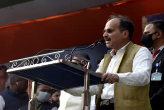 adhir ranjan choudhary criticises central govt over stop free ration distribute