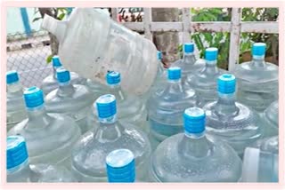 unpurified package water in market of guwahati