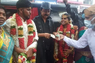 Newly wed couples in flood hit Chennai received surprise blessing from CM Stalin