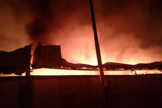 Fire breaks at godown in Pune