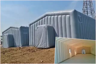 Gujarat : States first ever portable hospital constructed in Rajkot considering 3rd wave of Covid