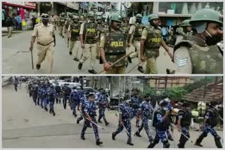 high police security in kodagu