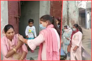 Door to door vaccination in Ghaziabad