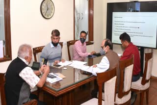 CS Niranjan Arya took the meeting