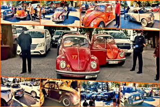 Vintage cars take part in Himalayan car rally in Mussoorie