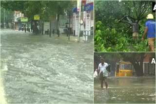 Heavy rainfall affects normal life in Chennai