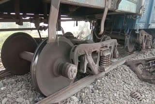 21 coaches of goods train derailed