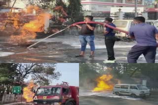 Fire : નવસારીના ગ્રીડ નજીક ગુજરાત ગેસની મુખ્ય પાઇપલાઈનમાં ભીષણ આગ લાગતા અફરાતફરી