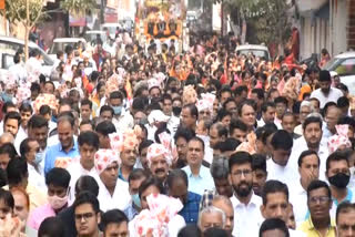 People of Jain community gave a grand welcome