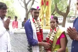 Govt. employee get marriage of physically disabled girl in Vijayapura