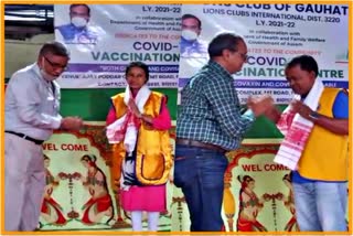 100days has completed by the  lions club of covid vaccination camp
