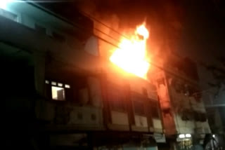 Fire in Toy Godown in Indore