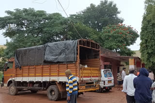 ಕ್ಯಾಂಟರ್​ಗೆ ವಿದ್ಯುತ್ ಸ್ಪರ್ಶ ಚಾಲಕ ಸಾವು