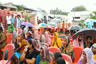 ycp election campaign in heavy rain at anantapur district