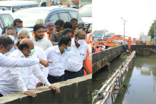 அமைச்சர் எ.வ.வேலு நேரில் ஆய்வு