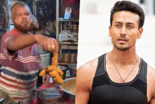 tiger shroff shares jaipur street food vendor video