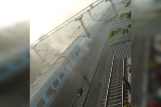 Fire in Taj Express train bogie