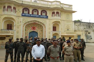 Police search operation in Jaipur Central Jail