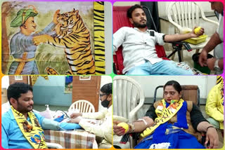 tipu united front organizes blood donation camp on the occasion of tipu sultan birthday