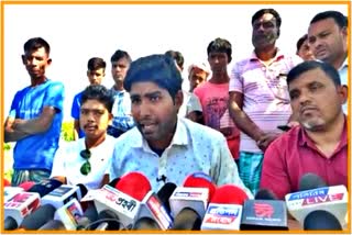 kmss press meet at borpeta road