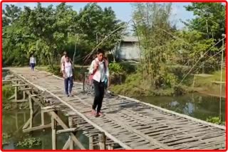 Chirakhunti-Bihapara connecting bridge in Rangia