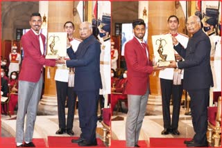 Two Himachali players honored with Arjun Award at Rashtrapati Bhavan