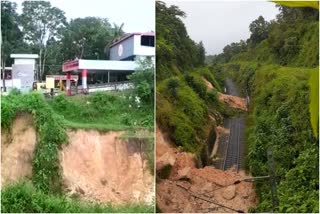 നാഗർകോവിൽ റെയിൽവെ ലൈനിൽ വീണ്ടും മണ്ണിടിച്ചിൽ  LAND SLIDE AT NAGARKOVIL RAILWAY TRACK  LAND SLIDE AT NAGARKOVIL RAILWAY TRACK LAND SLIDE  LAND SLIDE NEWS  LAND SLIDE PARASSALA  PARASSALA LANDSLIDE  റെയിൽവെ ലൈനിൽ വീണ്ടും മണ്ണിടിച്ചിൽ  പാറശാല ഭാഗത്ത് റെയിൽവെ ലൈനിൽ വീണ്ടും മണ്ണിടിച്ചിൽ  പാറശാല മണ്ണിടിച്ചിൽ  മണ്ണിടിച്ചിൽ വാർത്ത  മണ്ണിടിച്ചിൽ