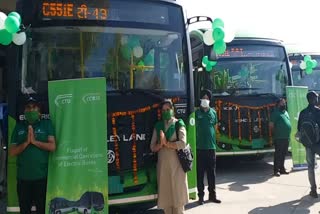 electric bus service started Chandigarh
