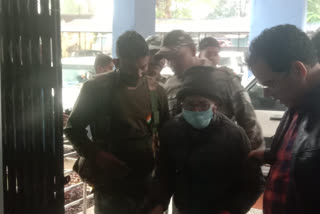 Medical examination of oldest CPI-Maoist leader Prashant Bose and his wife in Seraikela