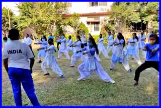 martial art training at beltola college