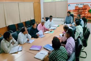 Dholpur Collector took a meeting regarding  visit of CM