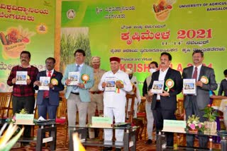 8 lakh people visits to the gkvk krishi mela