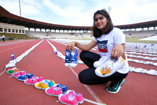 they got Guinness World Record with distributing shoes in hyderabad