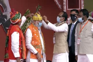 Prime Minister Narendra Modi participated in Adivasi Mahasammelan