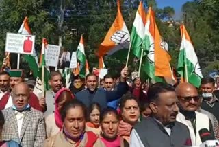 Congress rally in solan