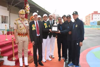 ITBP made history by winning 18 gold medals in the Indian Police Archery Championship  ITBP made history by winning 18 gold medals  ITBP made history  ITBP news  etv bharat urdu news  آئی ٹی بی پی نے 18 گولڈ میڈل جیت کر تاریخ رقم کی  آل انڈیا تیر اندازی چمپئن شپ  آئی ٹی بی پی کانسٹیبل نیرج چوہان  چیمپئن شپ کے بہترین مرد و خاتون تیر انداز قرار دیا