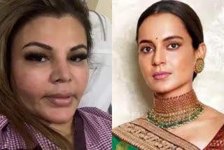 desh ki gaddar hai didi; rakhi sawants attacked on kangana ranaut